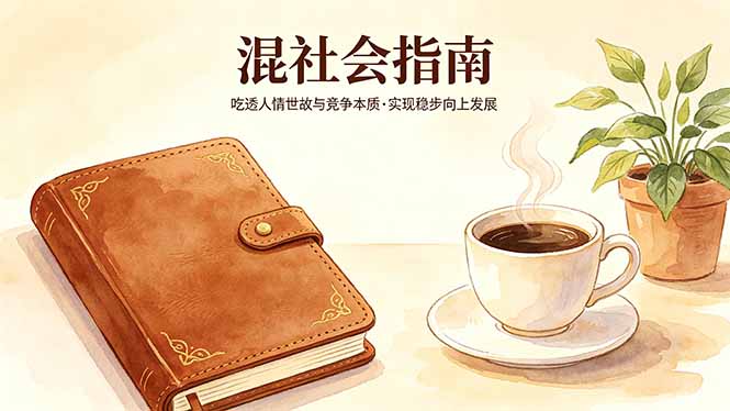付费文章：混社会指南，吃透人情世故与竞争本质，实现稳步向上发展-轻创掘金社