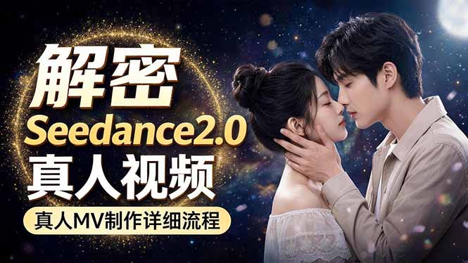 Seedance 2.0电影级真人 MV全流程拆解：提示词、运镜、粒子特效，手把手实操-轻创掘金社