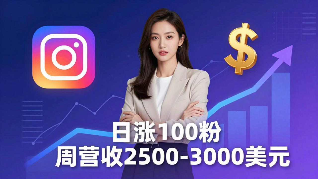 想做数字产品？Sheri亲授：日涨100粉、每周2500至3000美元的营收，Instagram躺着赚-轻创掘金社