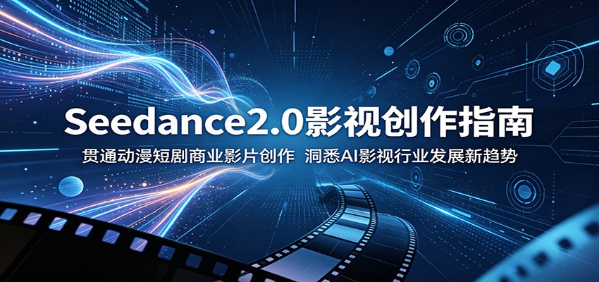Seedance2.0影视创作指南:贯通动漫短剧商业影片创作,洞悉AI影视行业发展新趋势-轻创掘金社