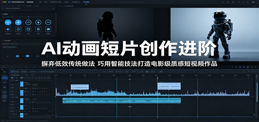 AI动画短片创作进阶：摒弃低效传统做法，巧用智能技法打造电影级质感短视频作品-轻创掘金社