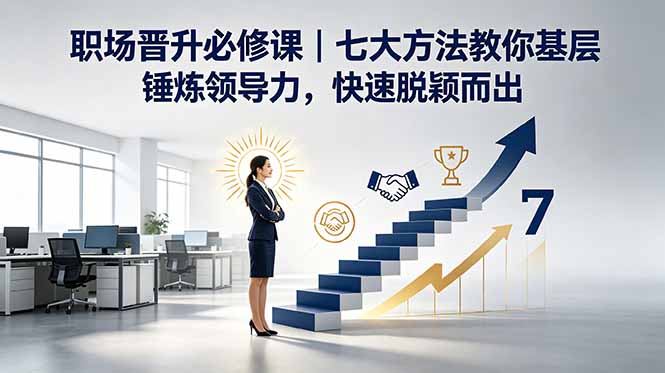 付费文章：职场晋升必修课｜七大方法教你基层锤炼领导力，快速脱颖而出-轻创掘金社