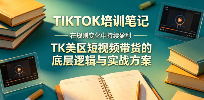 视界跨境TIKTOK4月17培训笔记，在规则变化中持续盈利，TK美区短视频带货的底层逻辑与实战方案【文档】-轻创掘金社