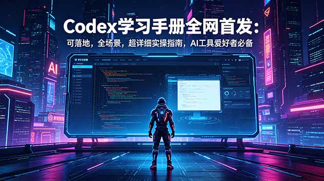 Codex学习手册全网首发:可落地,全场景,超详细实操指南,AI工具爱好者必备-轻创掘金社
