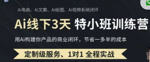 AI实操培训第20-21期线下，0基础保姆级教程，3月最新整理，企业获客、降本增效、打造超级个体-轻创掘金社